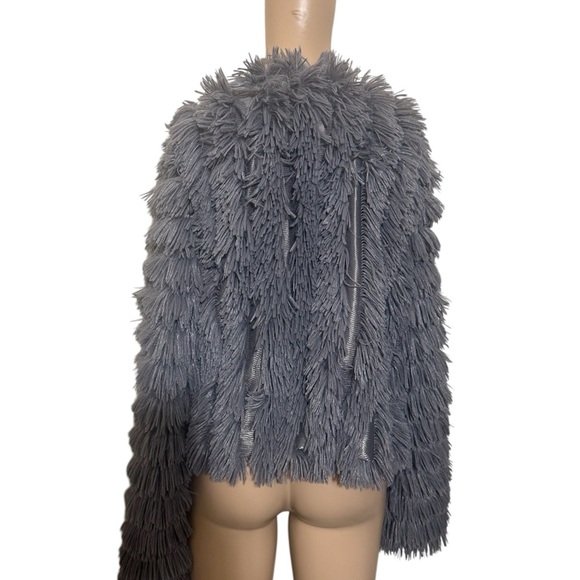 Greylin anthropologie faux fur shag Jacket - Picture 4 of 9